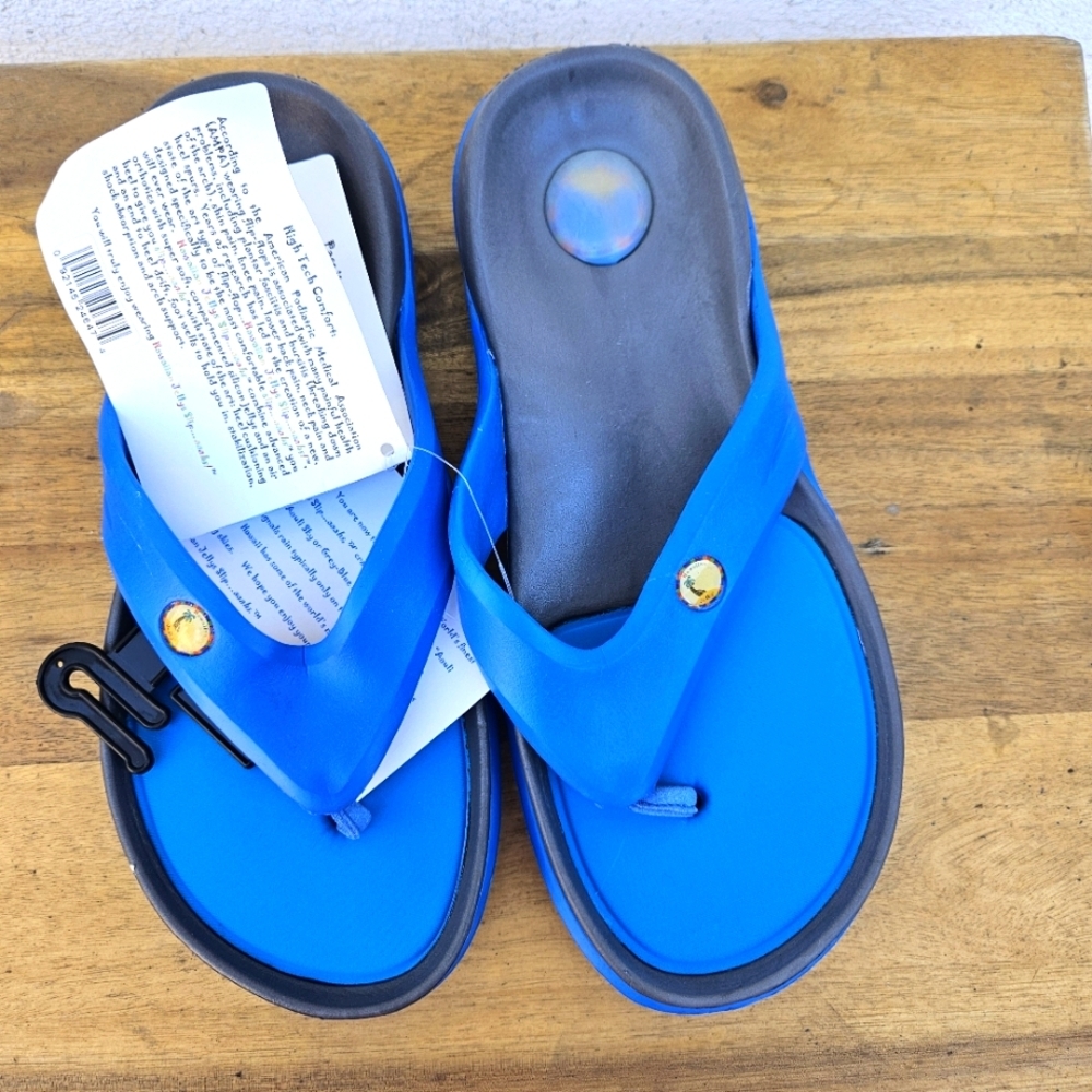 Hawaiian Jellys Ultra Comfort Aouli Sry  Unisex  Sandals Men's Size 8 - Picture 11 of 16
